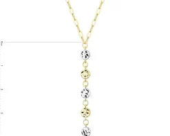 Złoty naszyjnik - koła