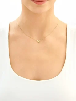 Złoty naszyjnik - koniczyny