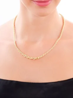 Złoty naszyjnik - kordel