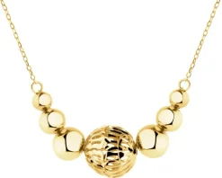 Złoty naszyjnik - kulki