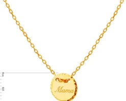 Złoty naszyjnik - mama