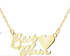 Złoty naszyjnik - mama