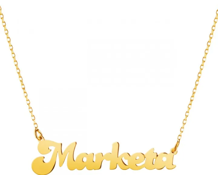 Złoty naszyjnik - Marketa