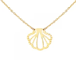 Złoty naszyjnik - muszla