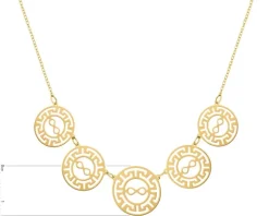 Złoty naszyjnik - nieskończoności