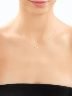 Złoty naszyjnik - nieskończoność