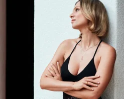 Złoty naszyjnik - paper clip