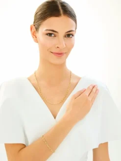 Złoty naszyjnik - paper clip