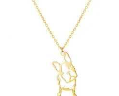 Złoty naszyjnik - piesek