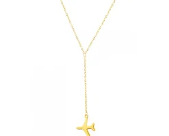 Złoty naszyjnik - samolot