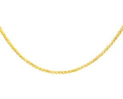 Złoty naszyjnik - serca