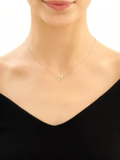 Złoty naszyjnik - serca