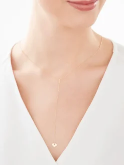 Złoty naszyjnik - serce