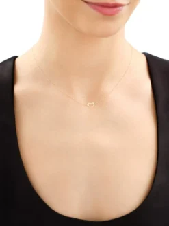 Złoty naszyjnik - serce