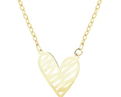 Złoty naszyjnik - serce