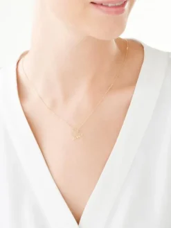 Złoty naszyjnik - serce, love