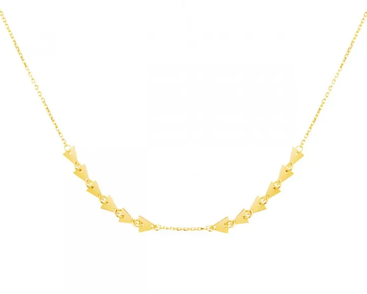 Złoty naszyjnik, ankier