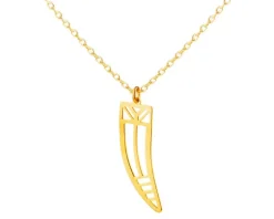 Złoty naszyjnik, ankier