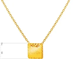 Złoty naszyjnik, ankier - ABRh-