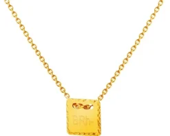 Złoty naszyjnik, ankier - BRh-