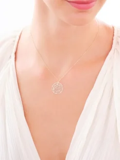 Złoty naszyjnik, ankier - drzewo