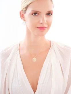 Złoty naszyjnik, ankier - drzewo