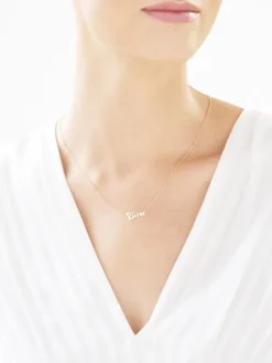 Złoty naszyjnik, ankier - Ewa