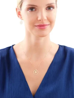 Złoty naszyjnik, ankier - gwiazda