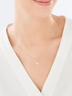 Złoty naszyjnik, ankier - joga