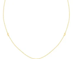 Złoty naszyjnik, ankier - koła