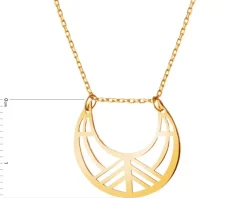 Złoty naszyjnik, ankier - Księżyc
