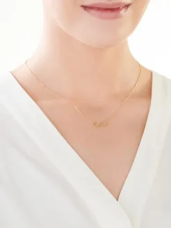 Złoty naszyjnik, ankier - nieskończoność