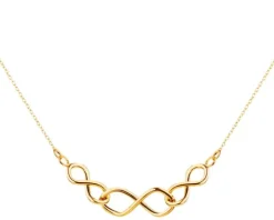 Złoty naszyjnik, ankier - nieskończoności