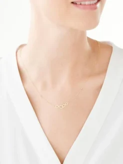 Złoty naszyjnik, ankier - nieskończoności