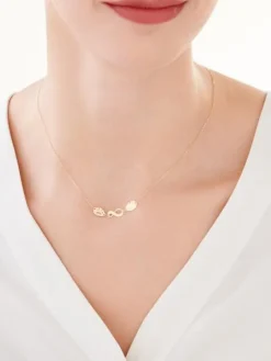 Złoty naszyjnik, ankier - nieskończoność