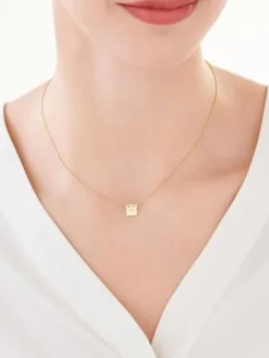 Złoty naszyjnik, ankier - 0Rh-