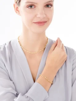 Złoty naszyjnik, paper clip