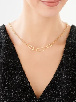 Złoty naszyjnik, paper clip