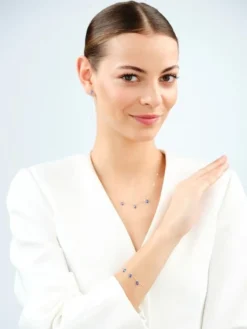 Złoty naszyjnik z cyrkoniami