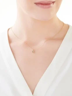 Złoty naszyjnik z labradorytem, ankier