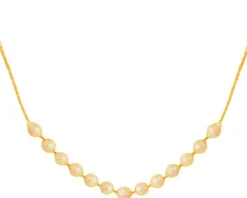 Złoty naszyjnik z perłami