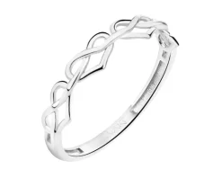 Złoty pierścionek - serca