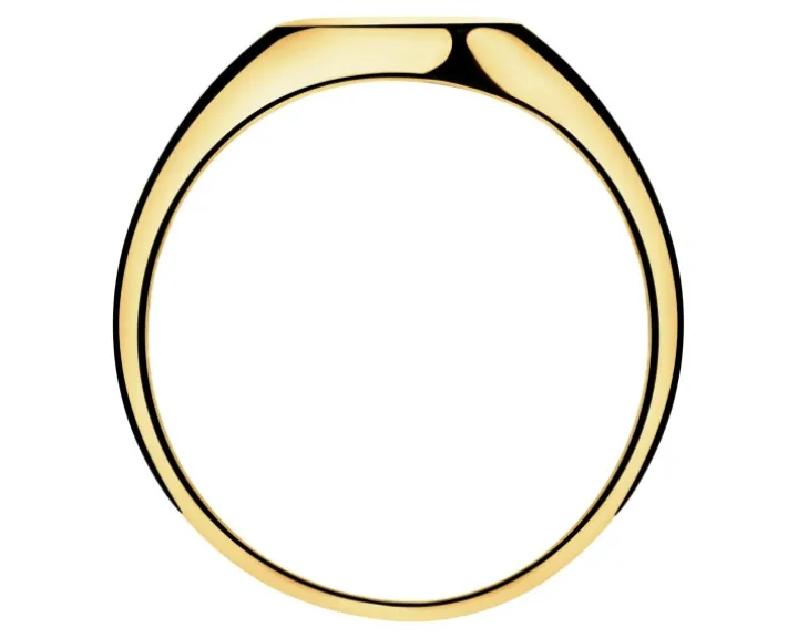 Złoty pierścionek - sygnet