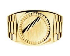 Złoty pierścionek - sygnet