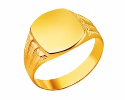 Złoty pierścionek - sygnet