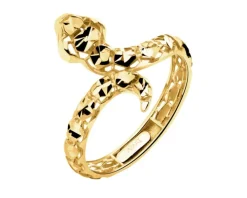 Złoty pierścionek - wąż