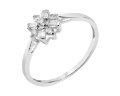 Złoty pierścionek z cyrkoniami