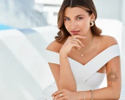 Złoty pierścionek z opalitem